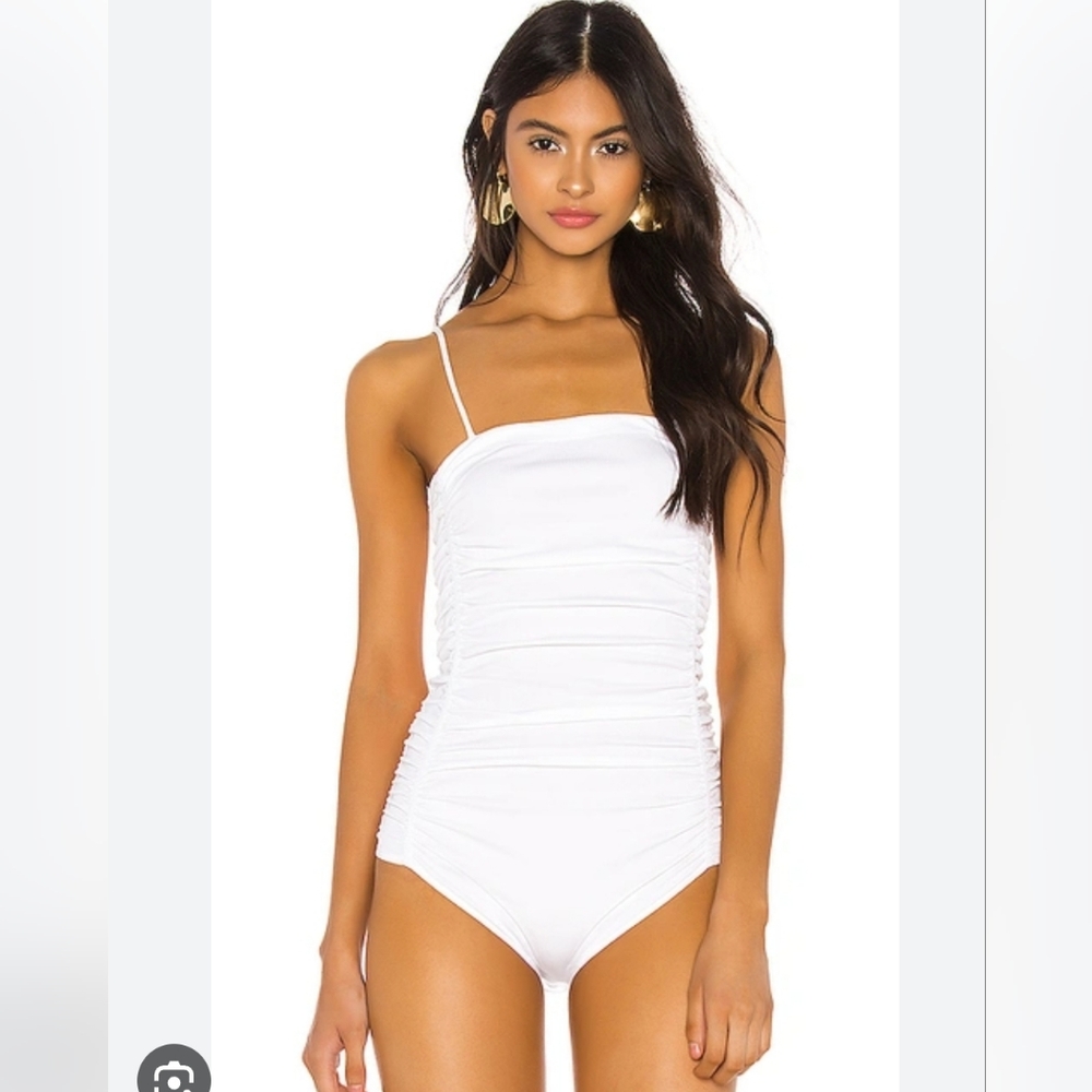 Free People White Bodysuit